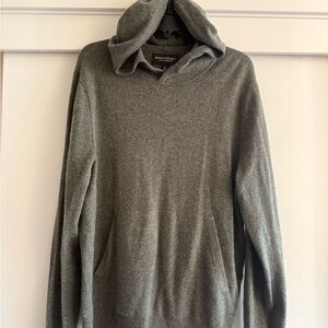 Banana Republic Cashmere Hoodie in Olive
